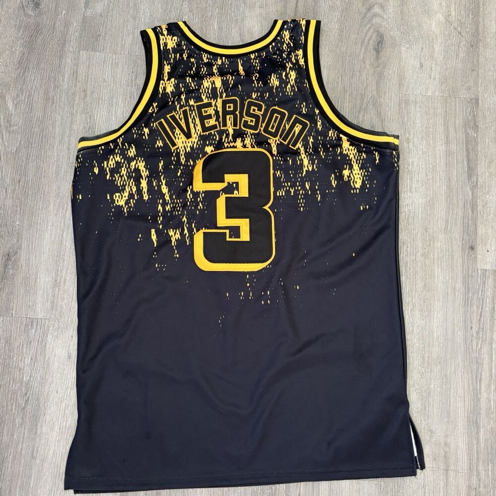Headgear Classics Allen Iverson Bethel High School Basketball Jersey 3 XL - Picture 6 of 6
